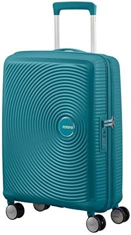 American Tourister Soundbox - Spinner Small Expandable Hand Luggage, 55 cm, 41 liters, Green (Jade Green)