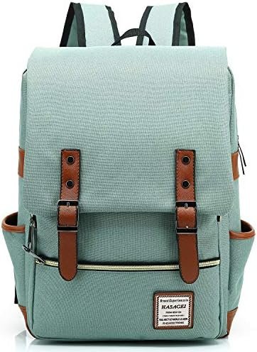 HASAGEI Unisex Ukbb0006 Vintage Unisex Casual School Bag Travel Laptop Backpack Rucksack Daypack Tablet Bags (green) (pack of 1)