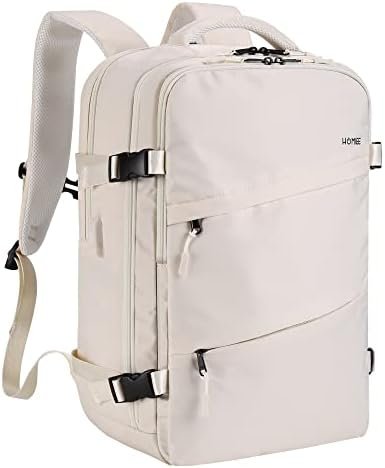 HOMIEE Cabin Bag 45 x 36 x 20 cm Easyjet Underseat Allowance Carry on Backpack, 32L Travel Backpack Hand Luggage Rucksack Casual Daypack with USB Port, Water Resistant Rucksack Fit 15.6 Inch Laptop