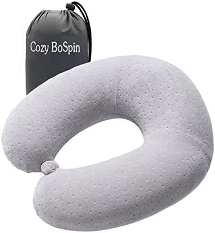 Homely Lee Travel Pillow - Memory Foam Neck Pillow Support Pillow,& Lightweight Quick Pack for Camping,Sleeping Rest Cushion