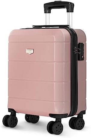 LUGG Jetset Lightweight Travel Cabin Bag Luggage Set, Carry-on Approved Suitcase, ABS Shell Protection, Water Resistant & Secure Locking System - Easyjet, British Airways, TUI & More