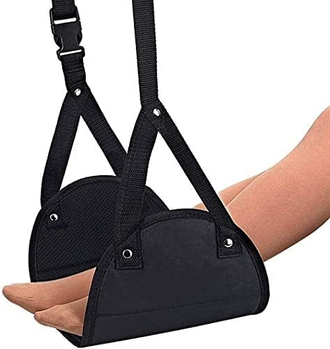 Opaceluuk Airplane Footrest - Best Travel Foot Rest, Airplane Travel Accessories, No Clashing Foot Hammock & Portable Plane Leg Rest, Provides Relaxation and Comfortable for Long Flight