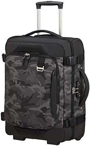 Samsonite Midtown - Travel duffle/backpack with 2 wheels, 55 cm, 43 L, Multicolour (Camo Grey)