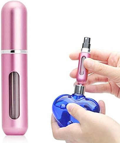 selcouth yyds 5ML Perfume Atomiser,Perfume Refillable Bottle Portable for Travel Business Trip Outdoor Activities(Pink)